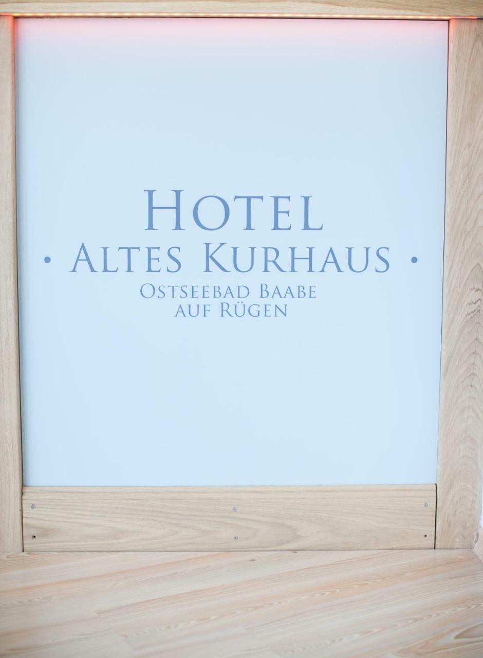 Hotel Altes Kurhaus Baabe Zewnętrze zdjęcie